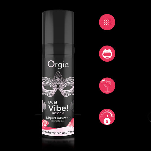Orgie Dual Vibe Kissable Gel Erdbeere Gin & Tonic 15ml